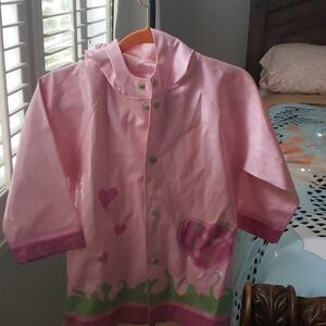 Nick SLIMERS! Girls  Pink Rain Coat